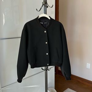 Zara Bomber, Black, size M